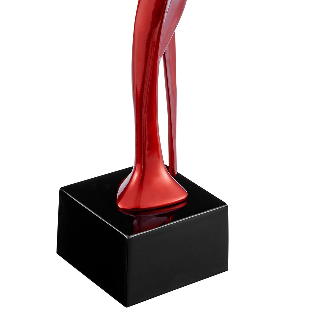 Allegra 29"H Sculpture // Metallic Red