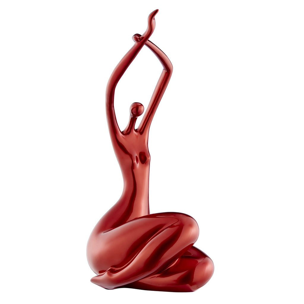 Elizabeth Sculpture // Large Metallic Red