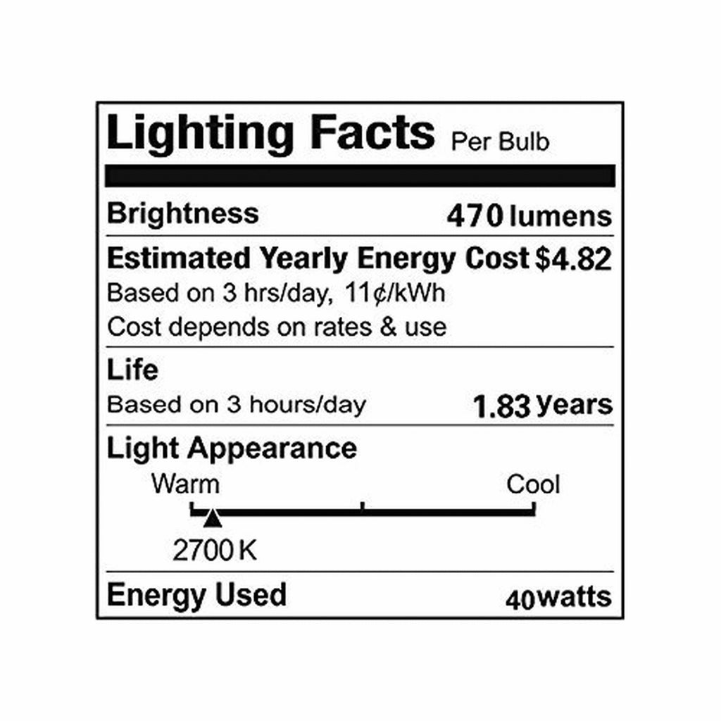 G9- Halogen bulb, 40 watts