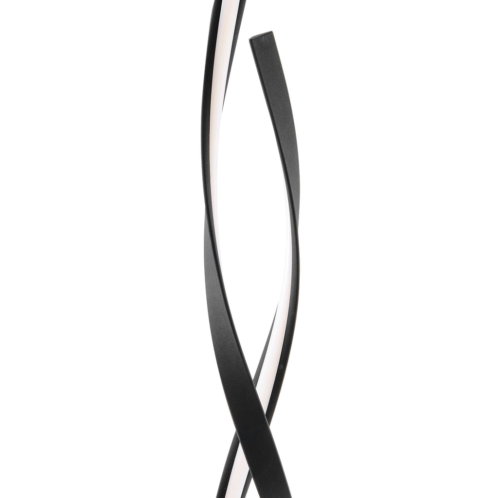 Matte Black Vienna LED 55" Tall Floor Lamp // Dimmable