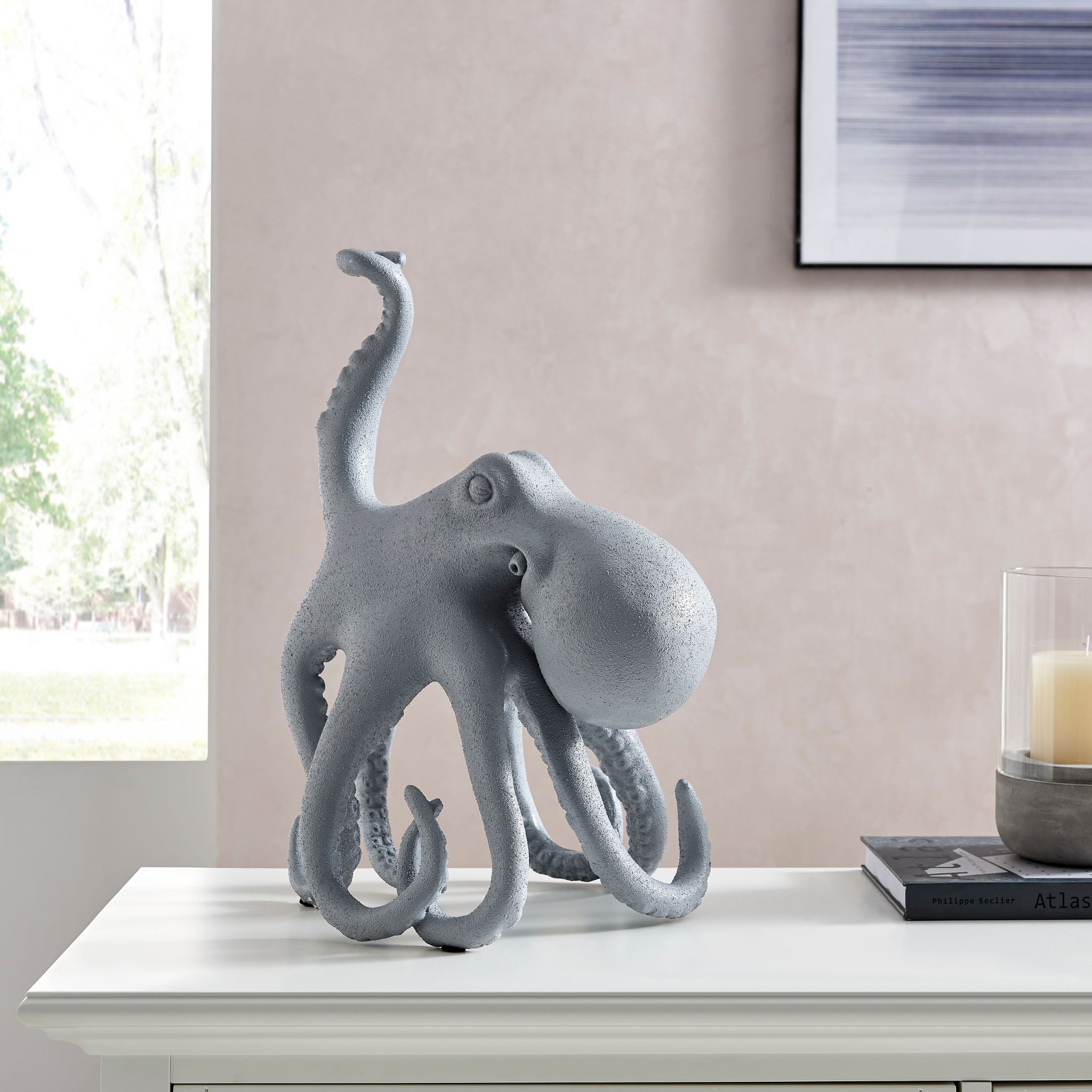 Sugvar the Octopus // Frosted Light Gray – Finesse Decor