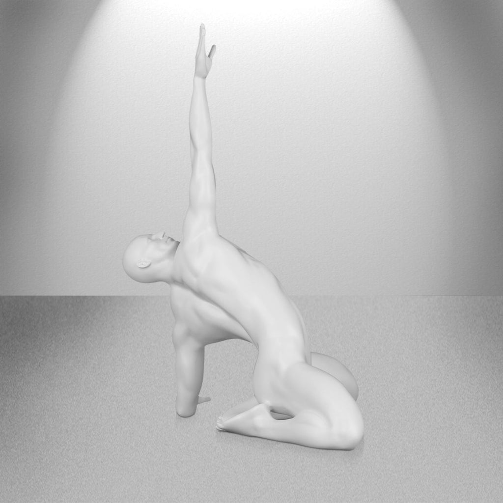 Invocation Man Sculpture // Matte White