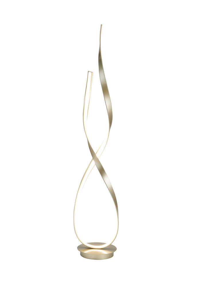 Sandy Gold Vienna LED 55" Tall Floor Lamp // Dimmable