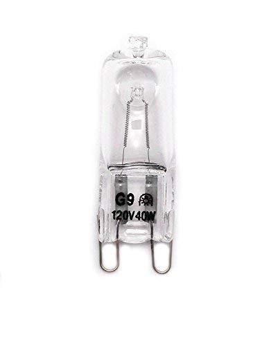 G9- Halogen bulb, 40 watts