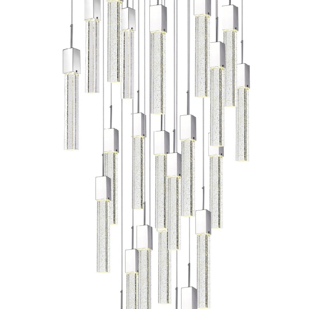 Sparkling Night Chandelier Vertical // XL 25 Light