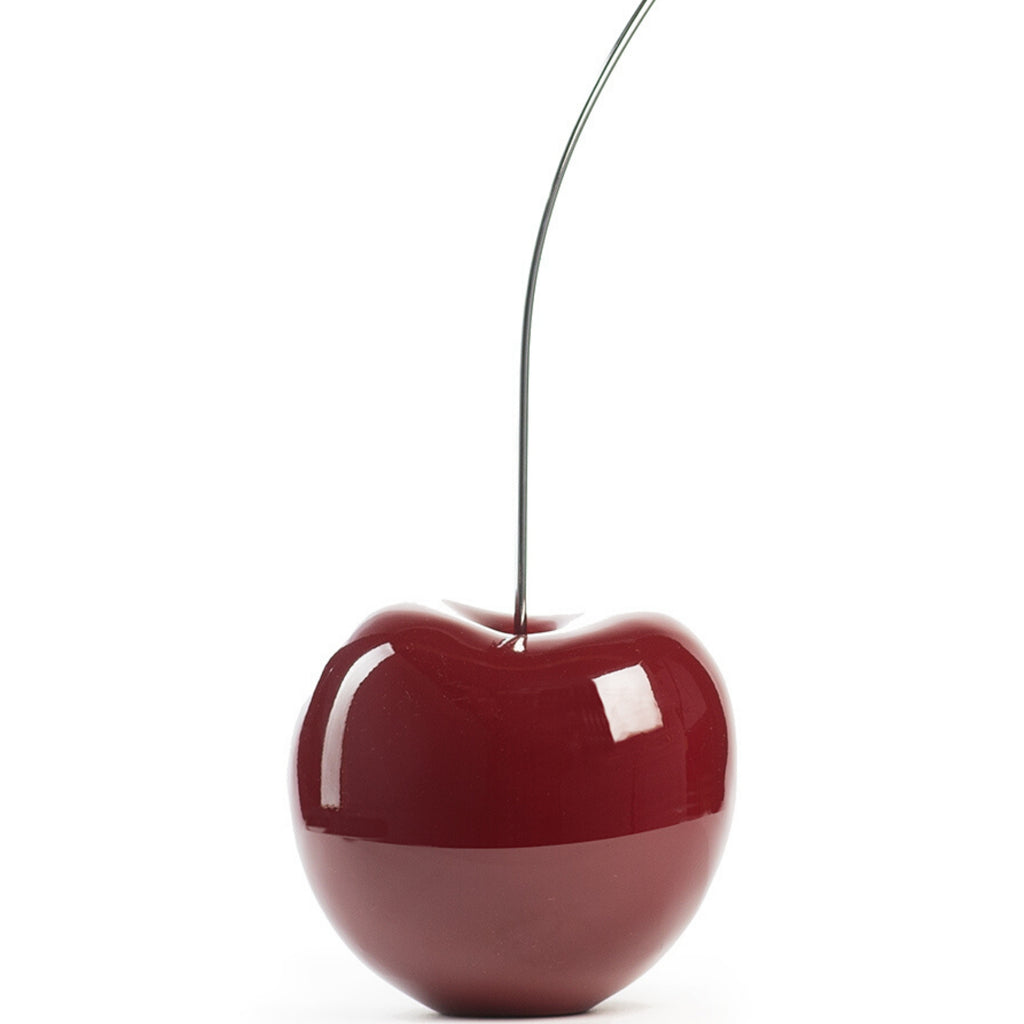 Large Red Wine Cherry Sculpture 25" Tall