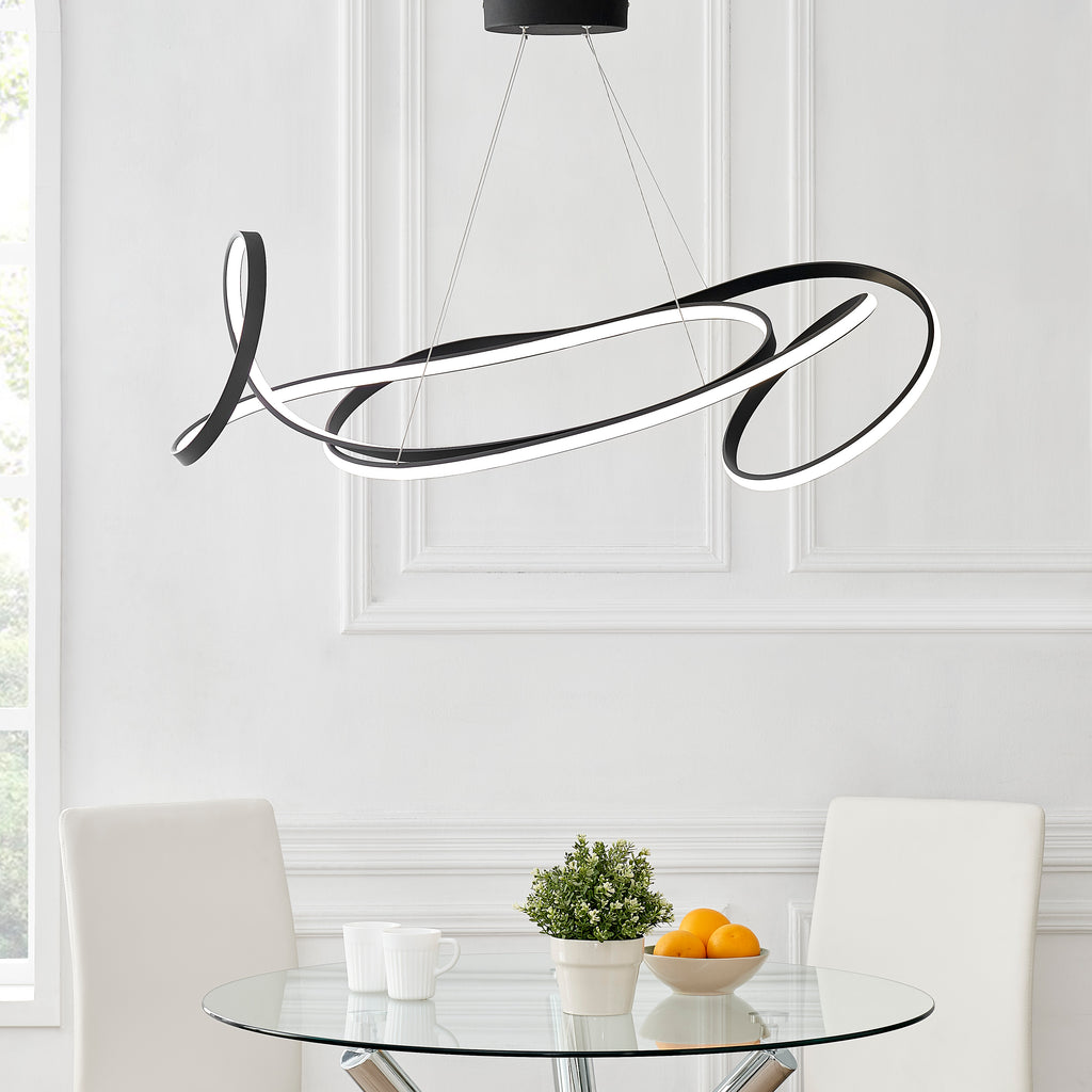 Moscow LED Chandelier // Black