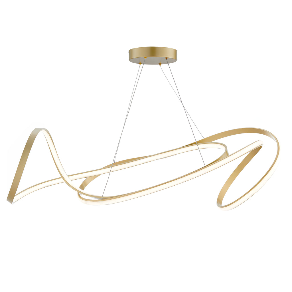 Moscow LED Chandelier // Gold