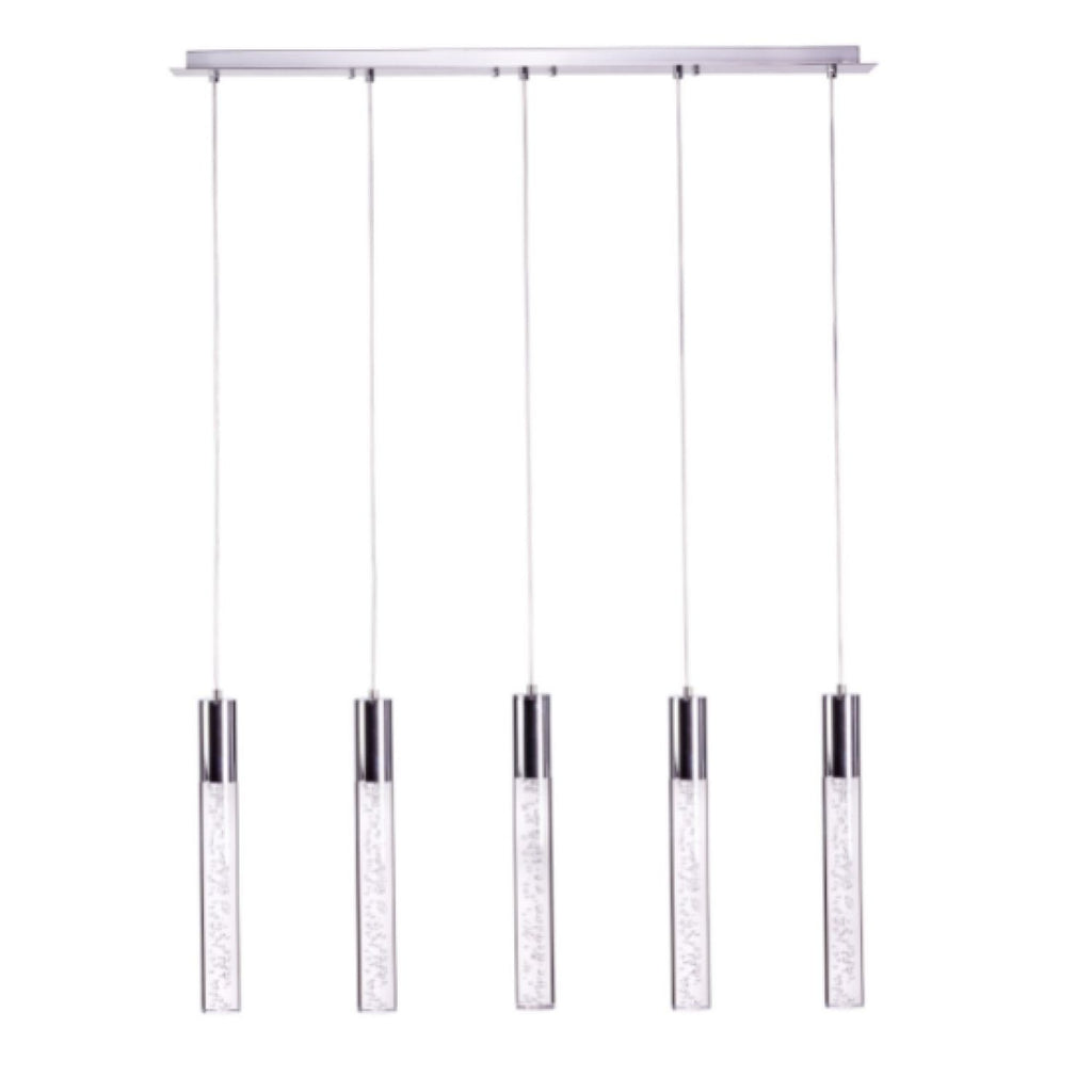 Sparkling Night Cylinder Chandelier // 5 Light