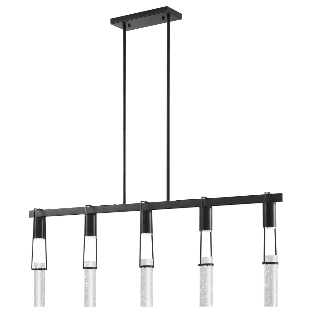 Harmony 5 Light Chandelier // Matte Black