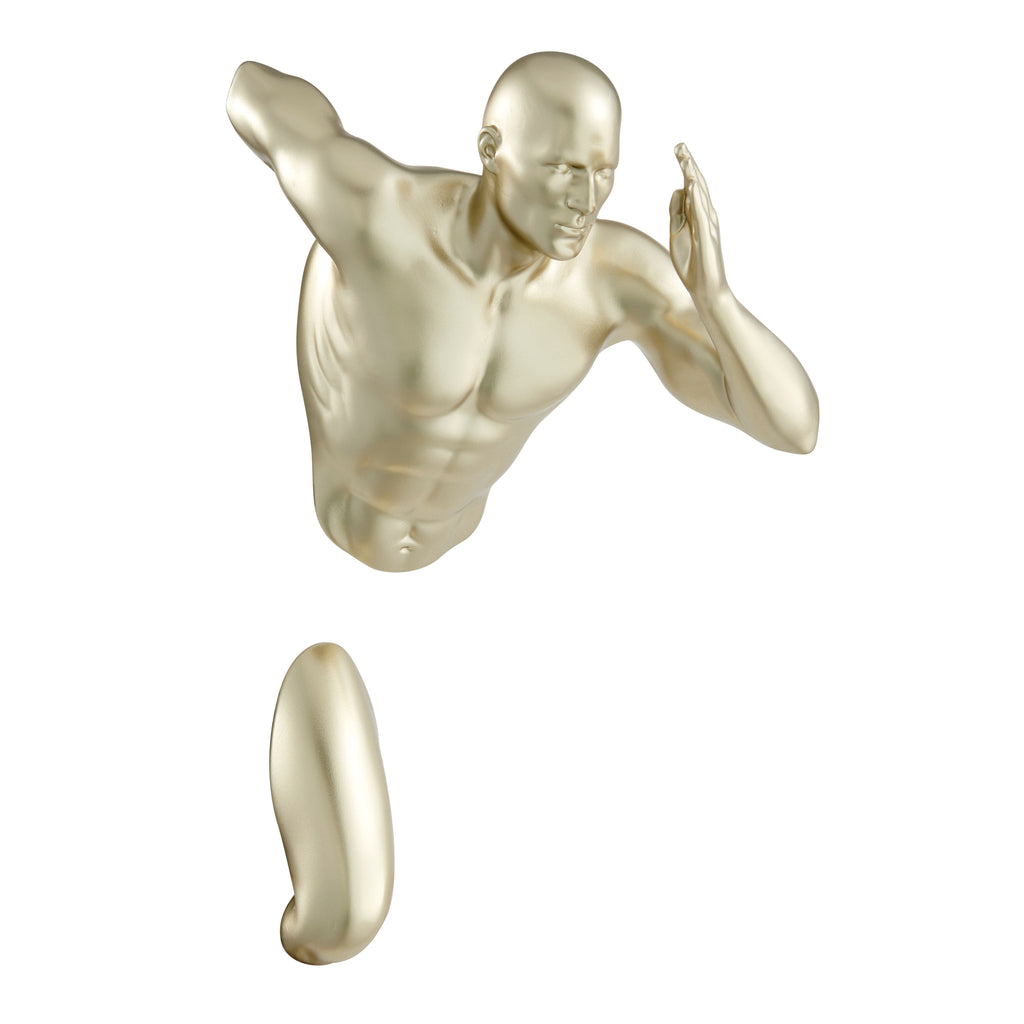 Gold Wall Runner 13" Sculpture