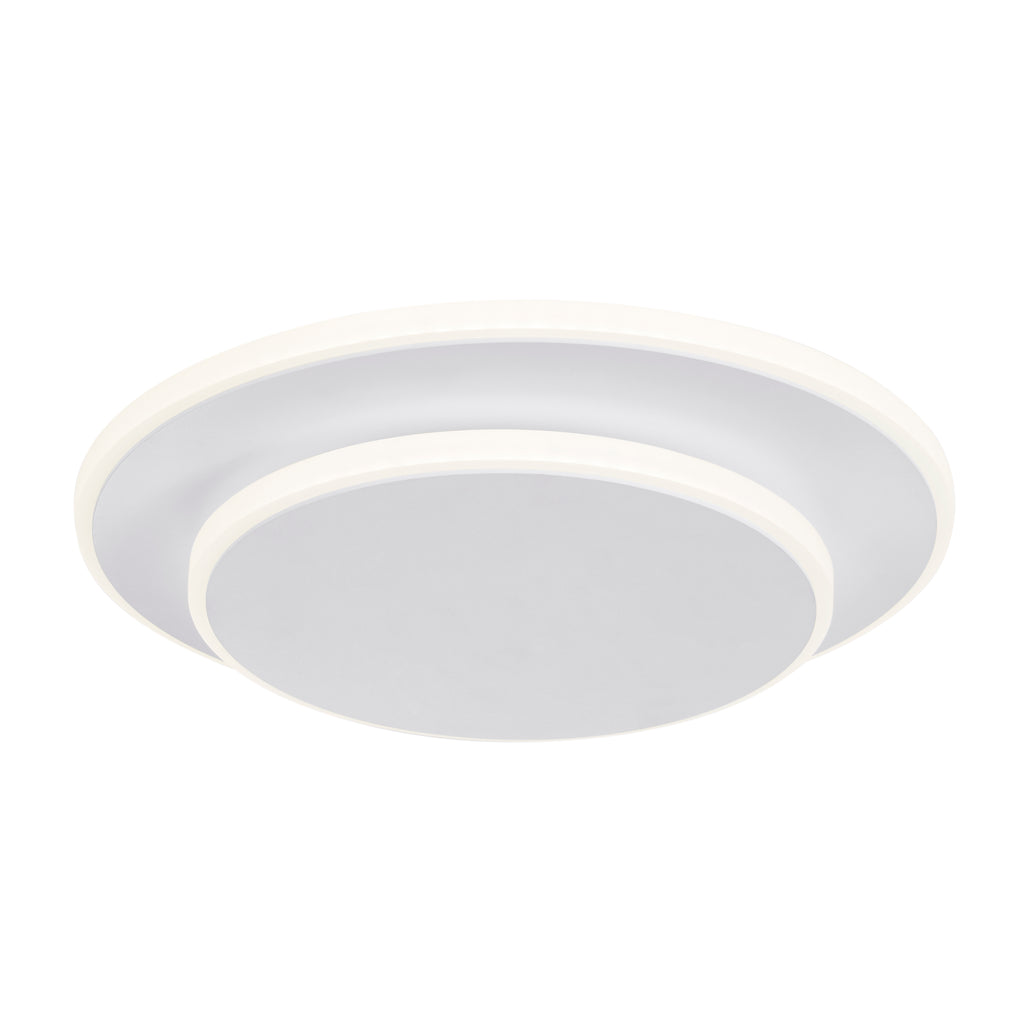 Luna Eclipse Two Circle Multiuse Lamp // White