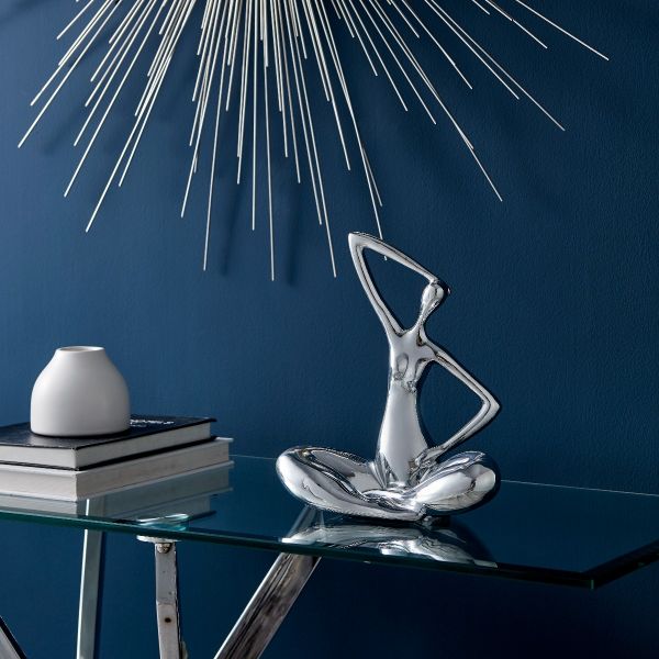 Diana Sculpture in Chrome