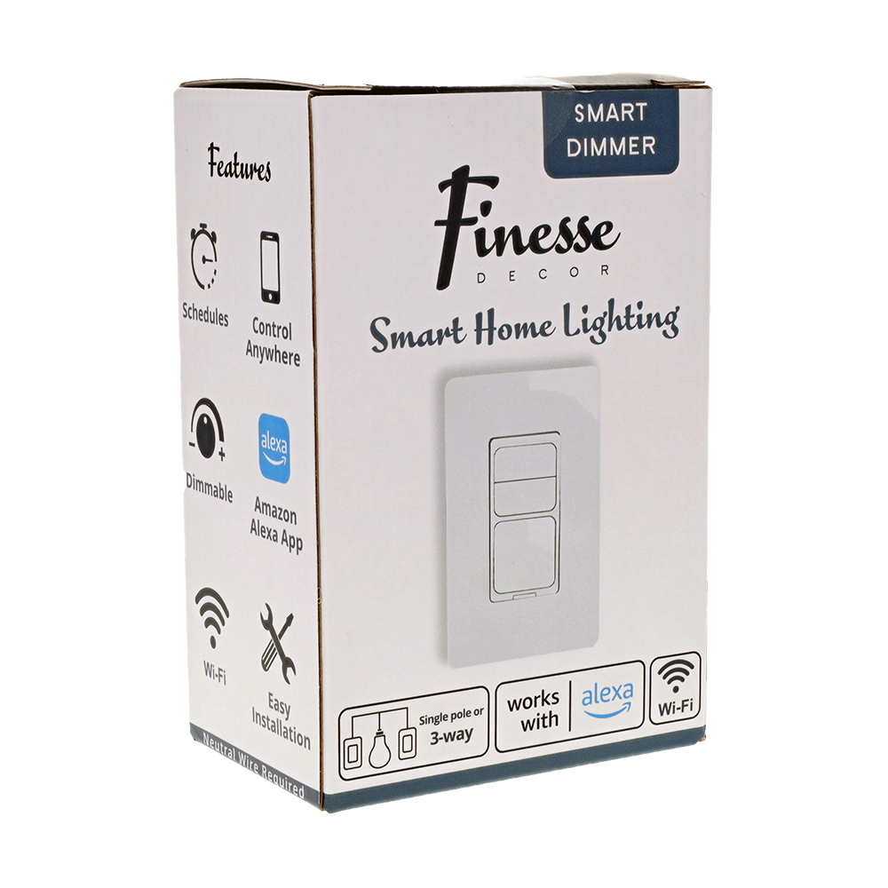 Smart Wall Dimmer Switch - Alexa Compatible – Finesse Decor