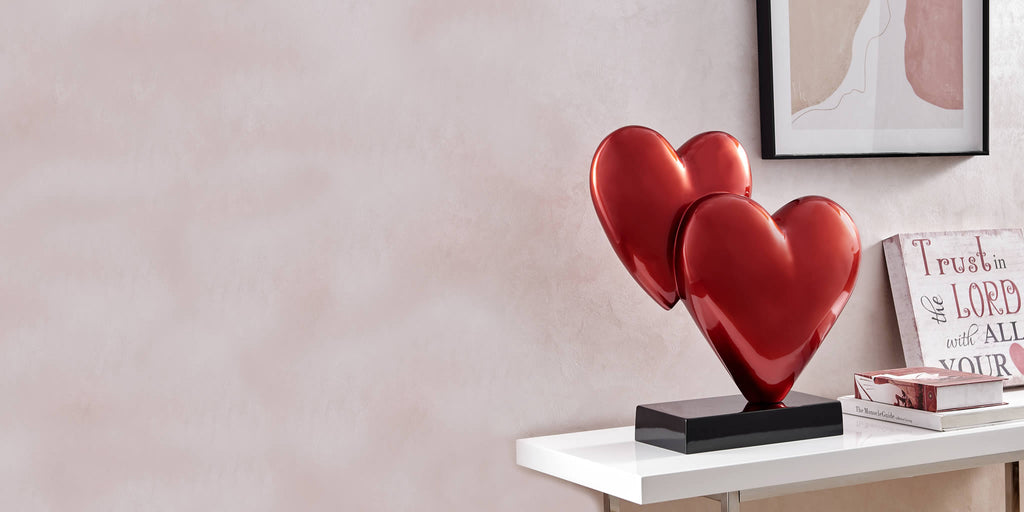 Double Heart Sculpture