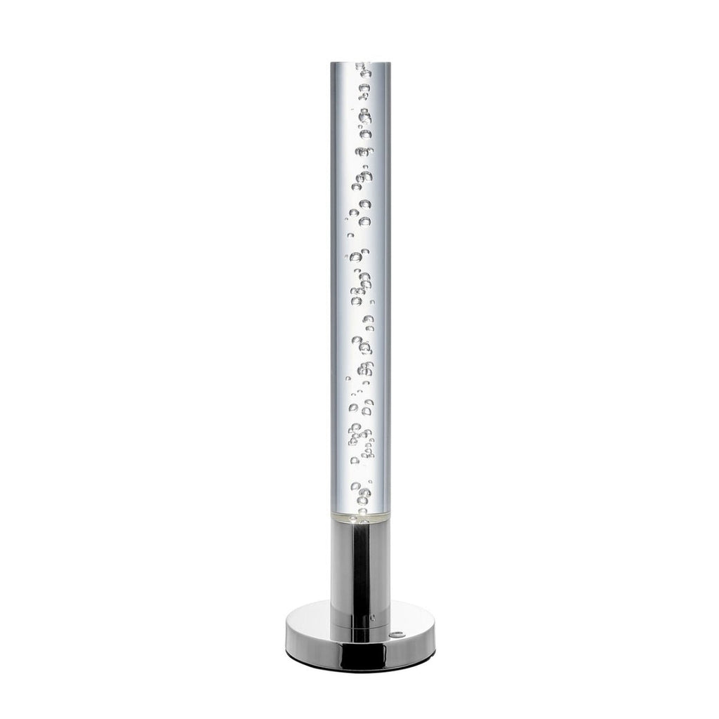 Acrylic Cylinder Table Lamp // 1 Light with Touch Switch