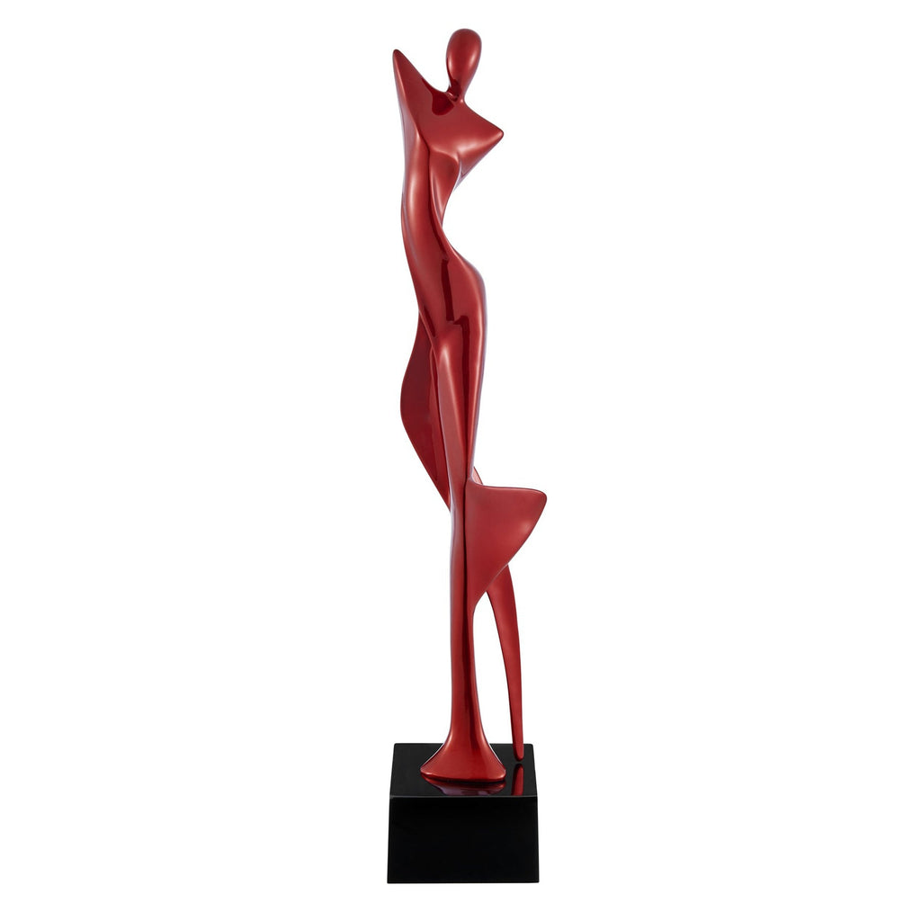Allegra 29"H Sculpture // Metallic Red