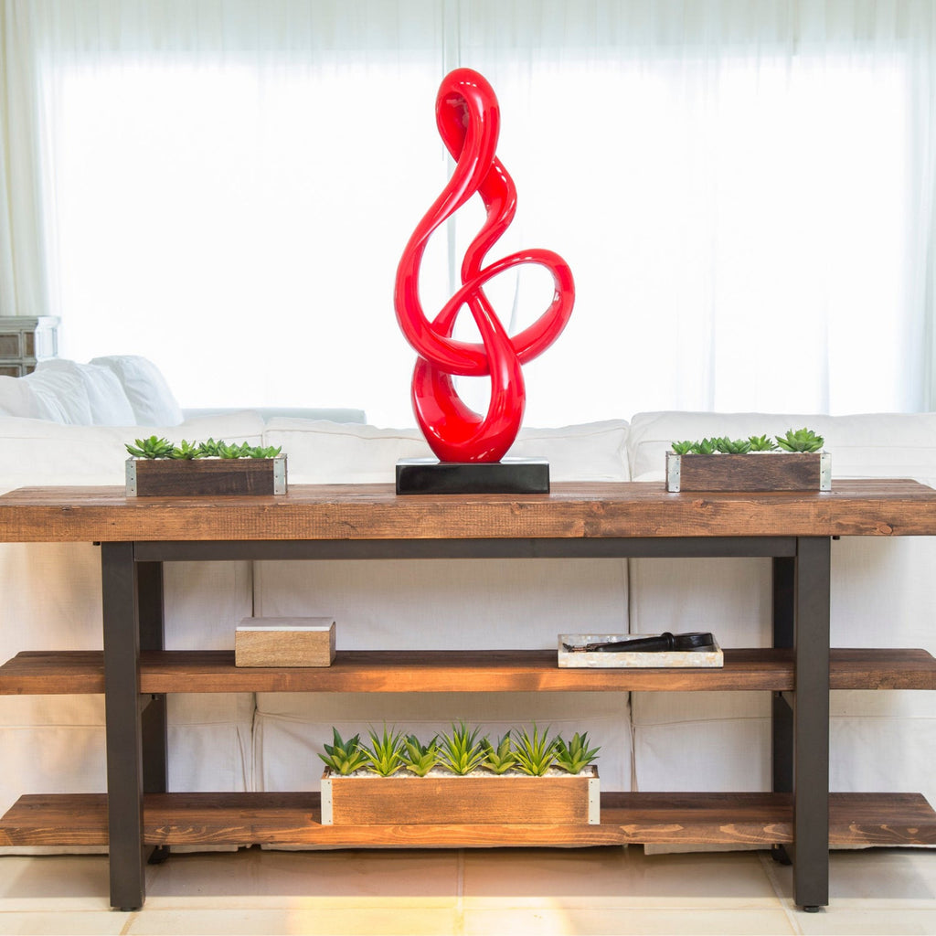 Antilia Treble Abstract Sculpture // Large Red