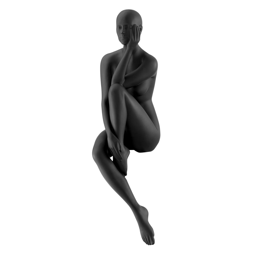 Antoinette Doll Sculpture // Matte Black