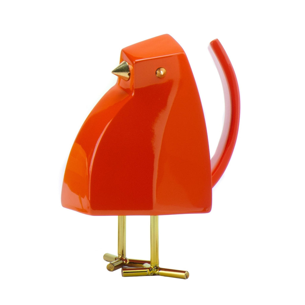 Bird Sculpture // Small Orange