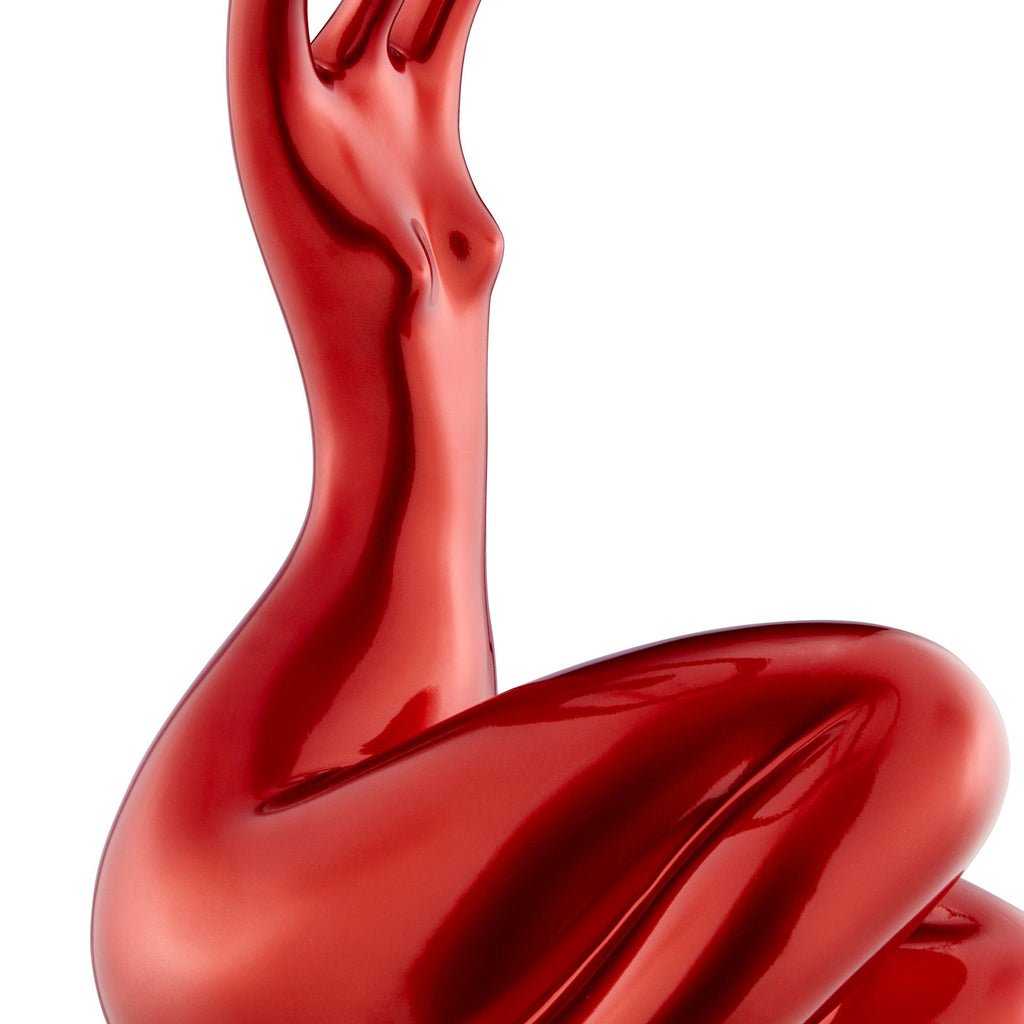 Elizabeth Sculpture // Large Metallic Red