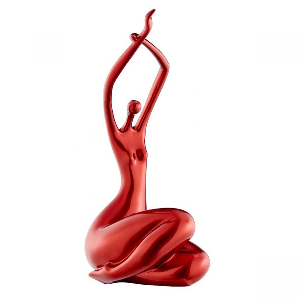 Elizabeth Sculpture // Small Metallic Red