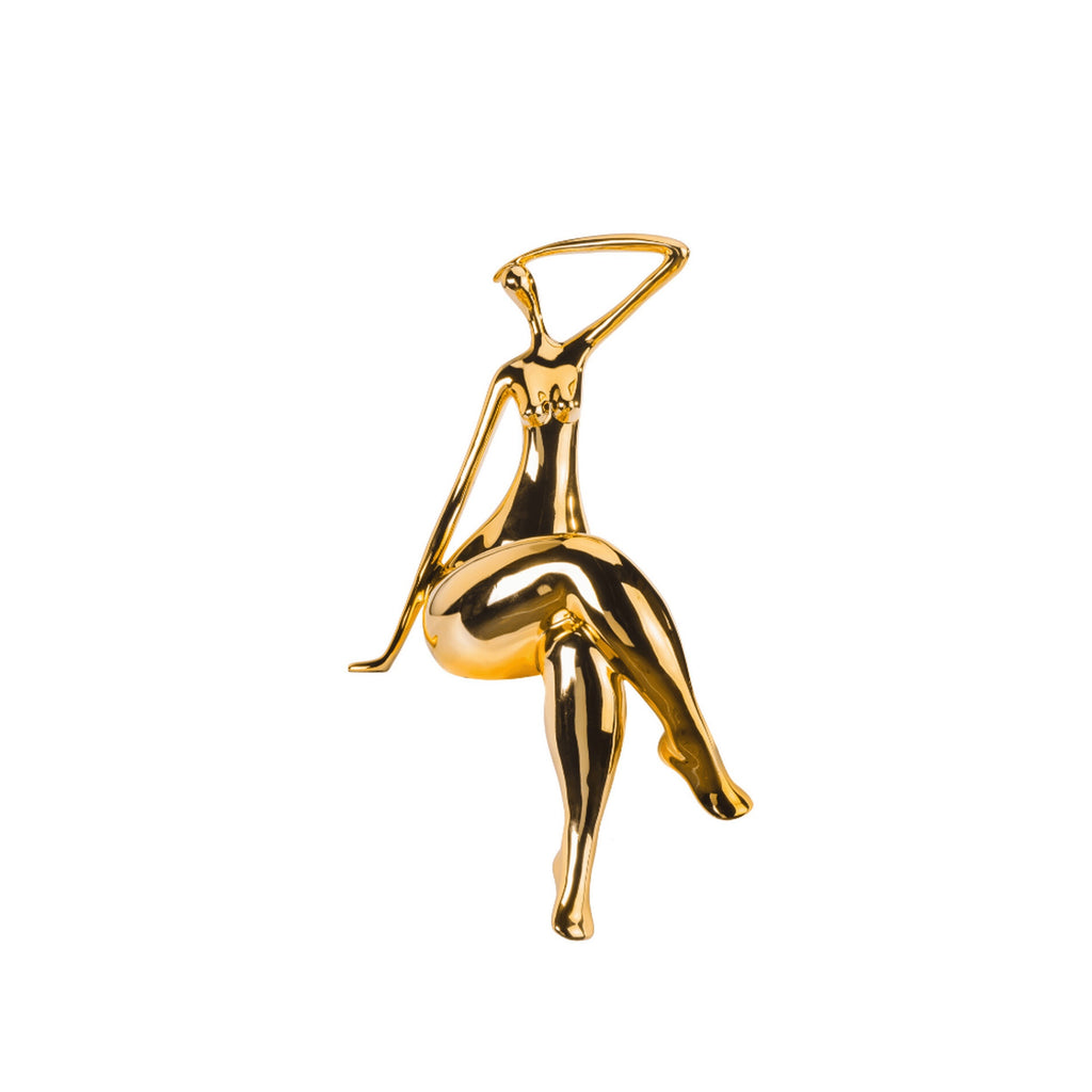Isabella Sculpture // Large Gold Plated