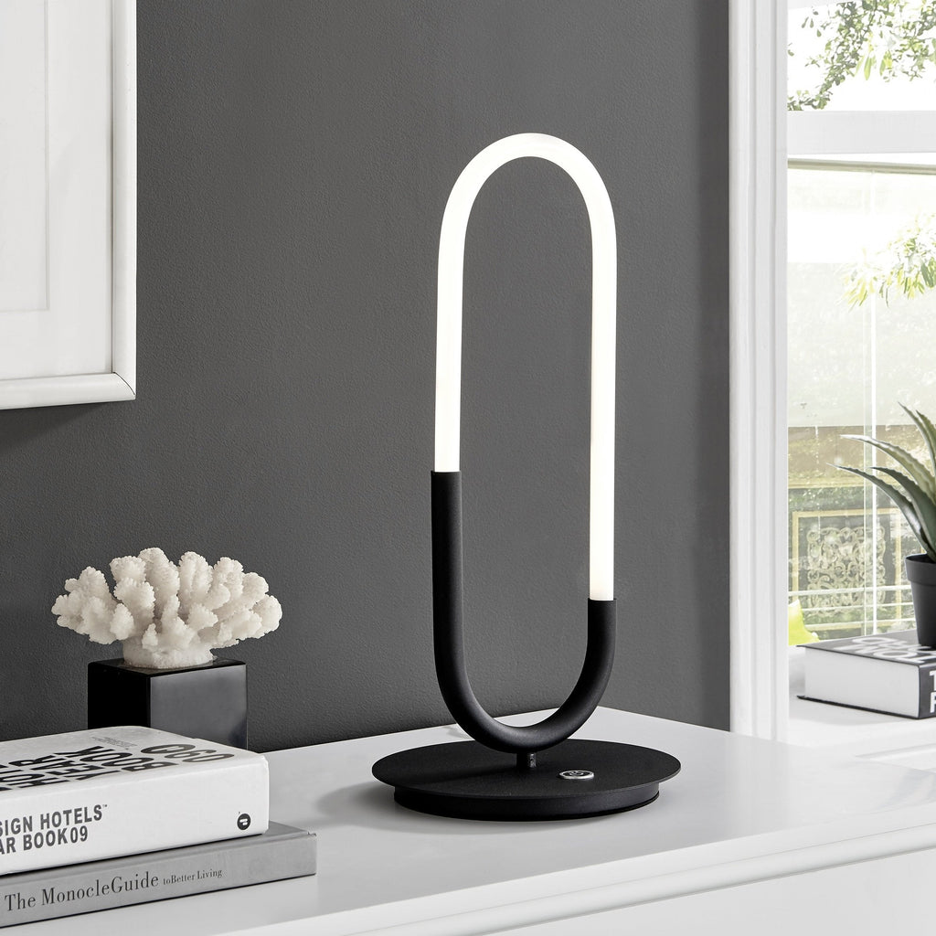 LED Single Clip Table Lamp // Matte Black
