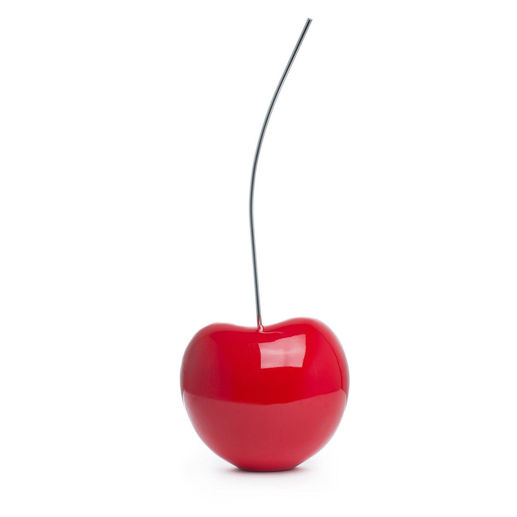 Large Bright Red Cherry Sculpture 25" Tall
