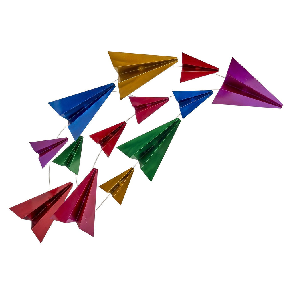 Paper Planes Wall Art // Multicolor