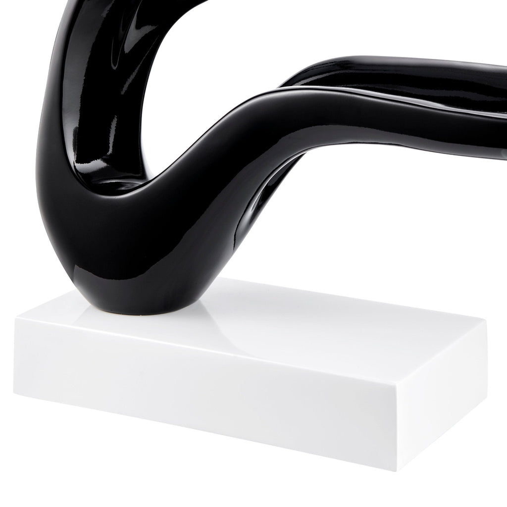 Saggita Abstract Sculpture // Black