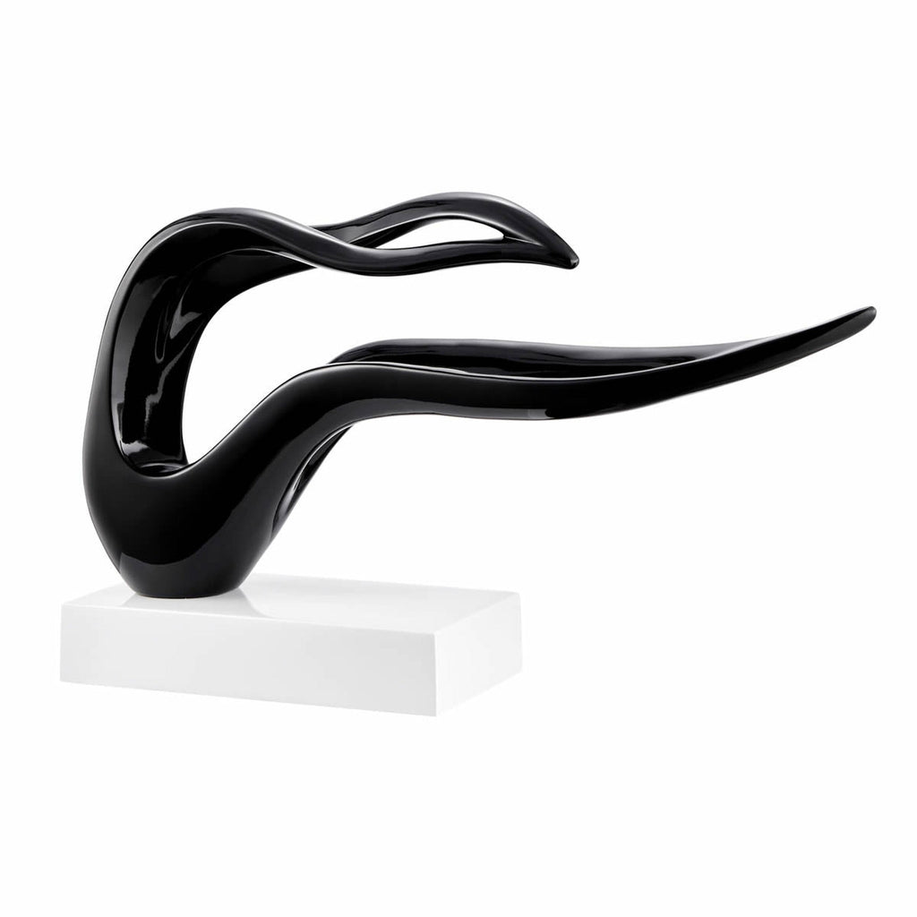 Saggita Abstract Sculpture // Black