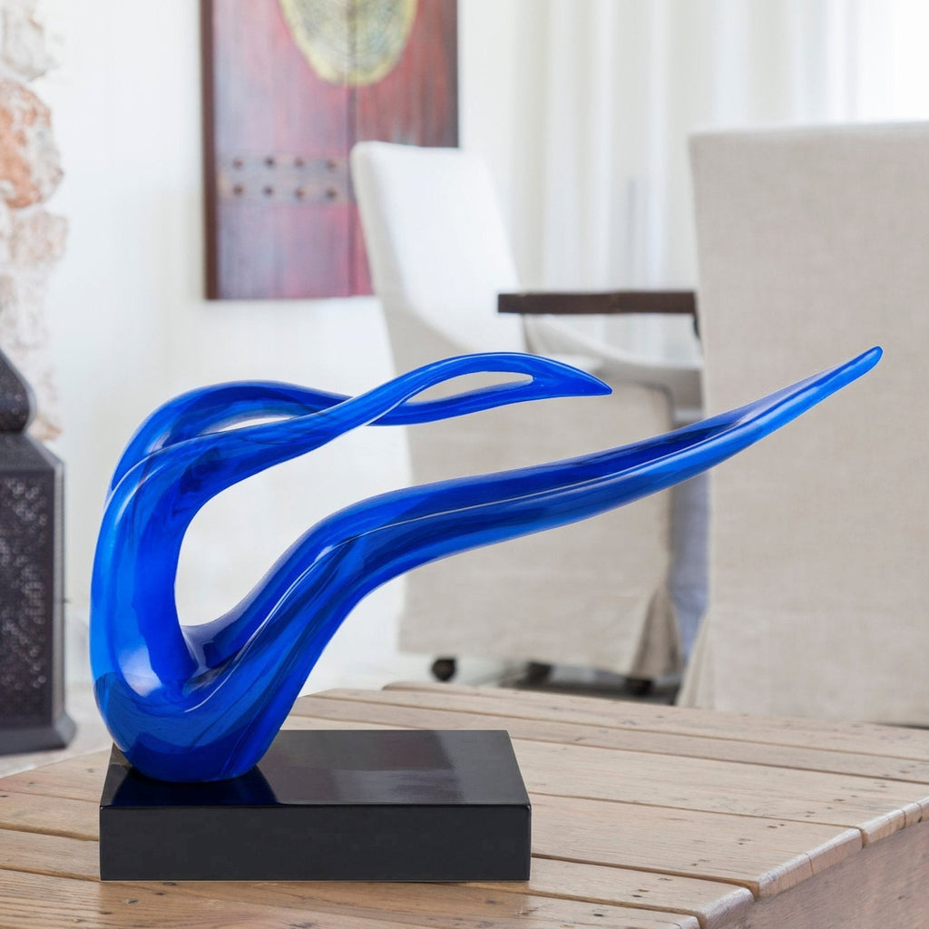 Saggita Abstract Sculpture // Blue