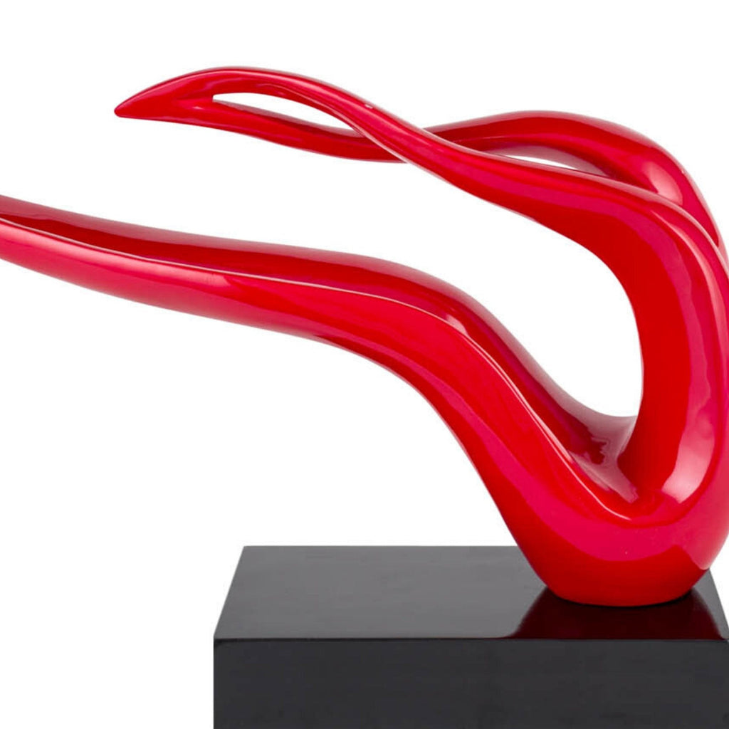 Saggita Abstract Sculpture // Red