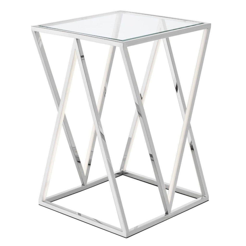 Square LED Side Table // Small