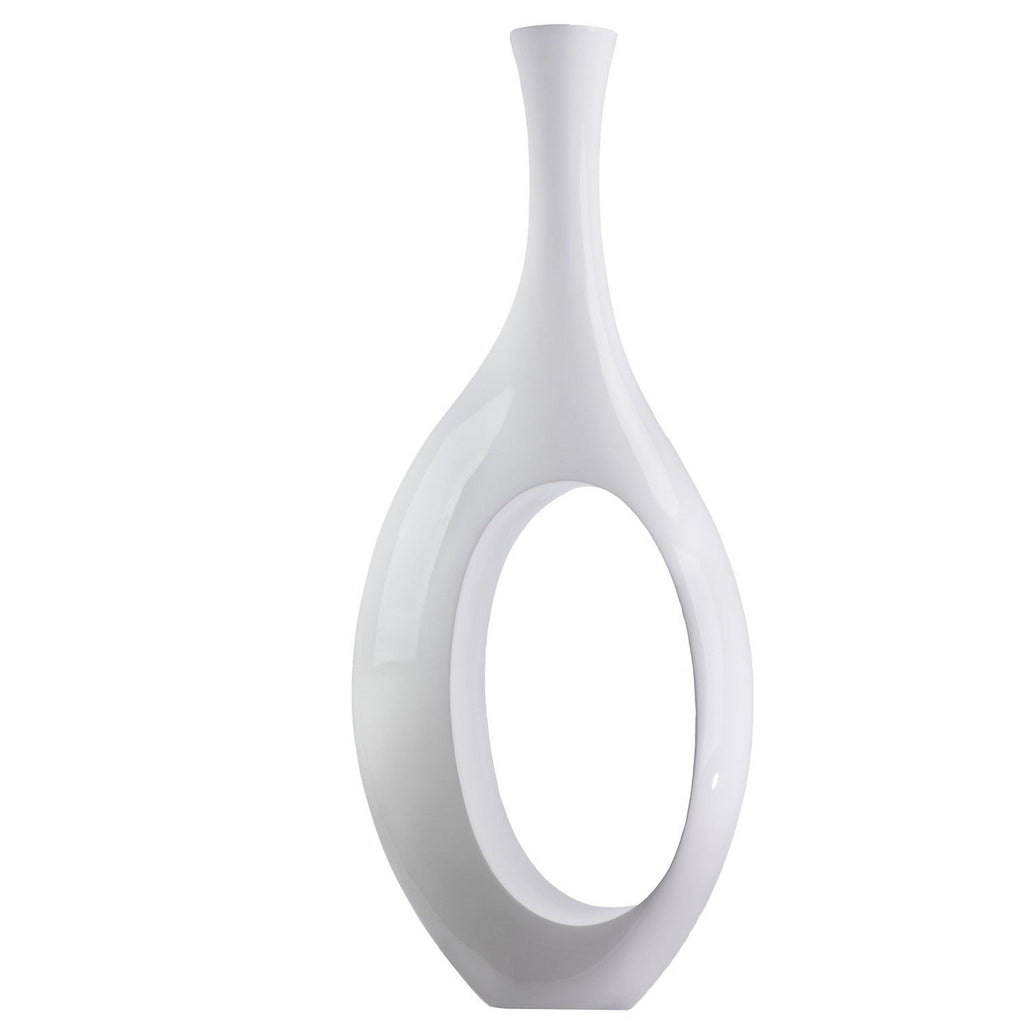 Trombone Vase // Large White