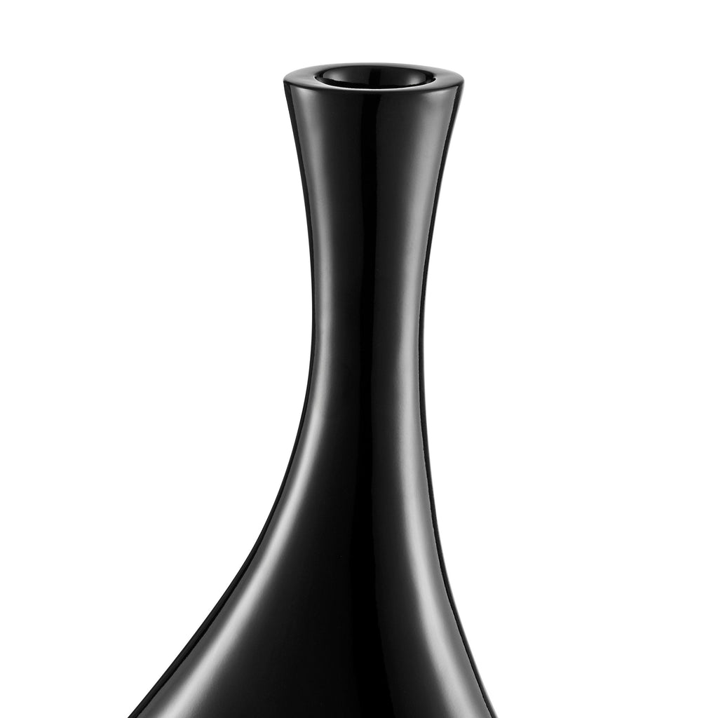 Trombone Vase // Small Black